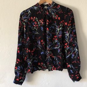 Topshop Floral Top